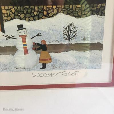 Lot 138 - Wooster Scott Framed Art