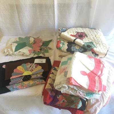 Lot 103 - Quilting throws, panels, toppers, blocks