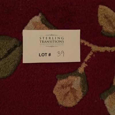 LOT 39 Red Rug
