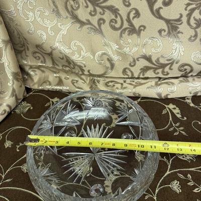 Vintage Footed Crystal Bowl