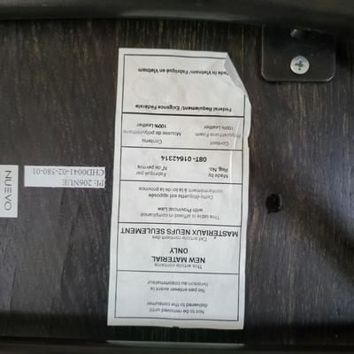 Nuevo Giada Black Leather Dining Or Lobby Chair $250+ Value (#1)