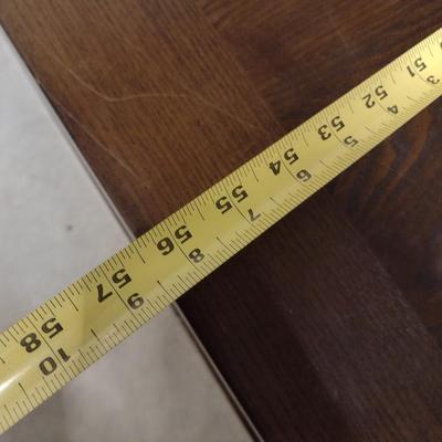 Low Profile Wood Finish Large Display or Retail Table