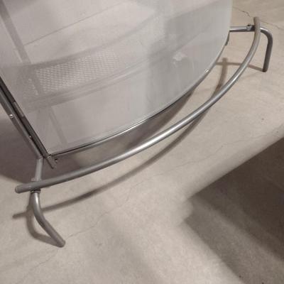 3-Pc Metal Base with Glass Top Patio Pub Bar with Two Chairs