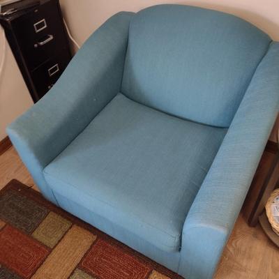 Upholstered Sitting Armchair Sage Color Choice A