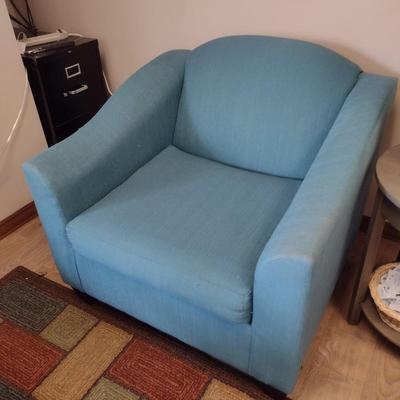 Upholstered Sitting Armchair Sage Color Choice A