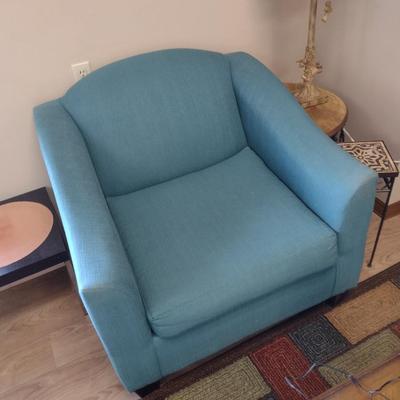 Upholstered Sitting Armchair Sage Color Choice B