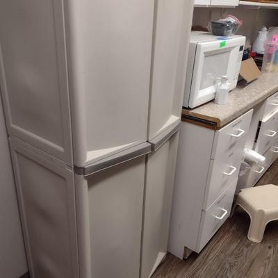 Double Door Composite Storage Cabinet (No Contents)