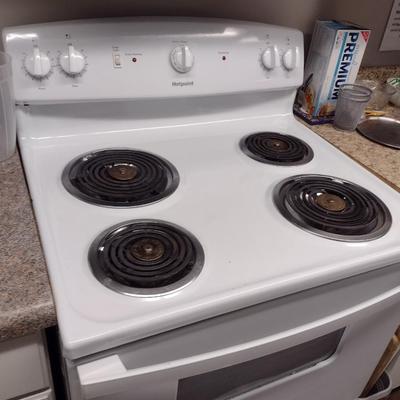 Hotpoint Four Burner Electric Stove Oven