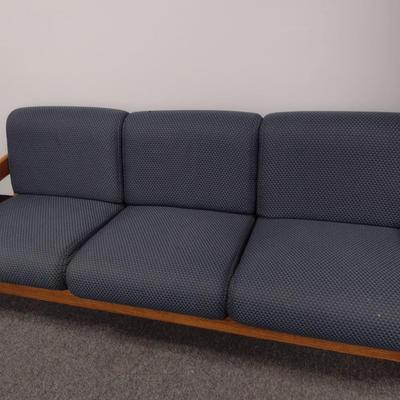 Wood Framed Commercial Grade Three Cushion Couch Choice A