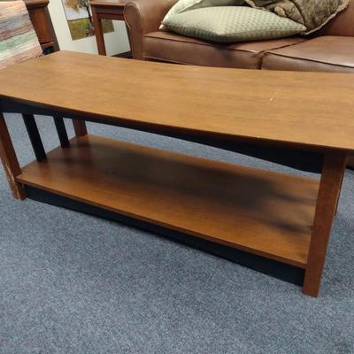 Wood Finish Mission Design Coffee Table