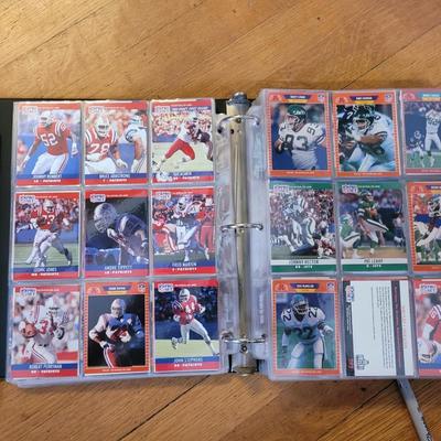 1 full and 1 partial albums of trading cards
