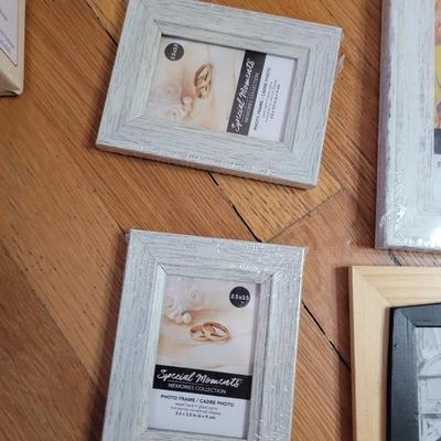 All new picture frames, new creme brulee set, lamp
