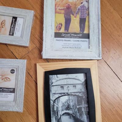 All new picture frames, new creme brulee set, lamp