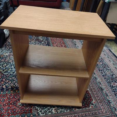 Wood Finish Printer or TV Mobile Stand