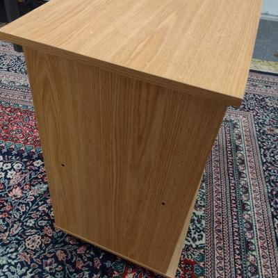 Wood Finish Printer or TV Mobile Stand
