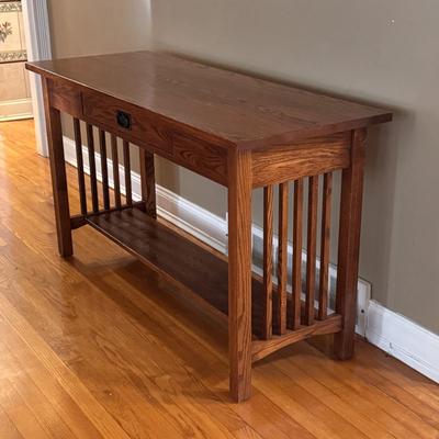 Mission Style Console Table (LR-DZ)