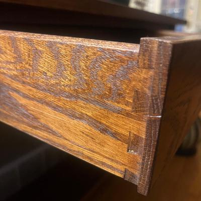 Mission Style Console Table (LR-DZ)