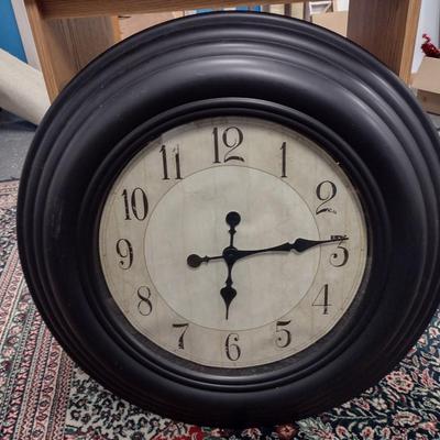 Large Round Battery-Operated Wall Clock