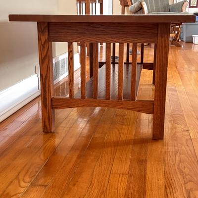 Wooden Mission Style Coffee Table (LR-DZ)