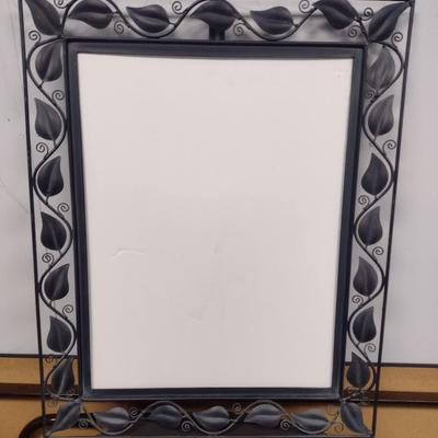 Large Decorative Metal Leaf and Twig Art Frame