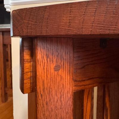 Wooden Spindle Side Table/Plant Stand (LR-DZ)