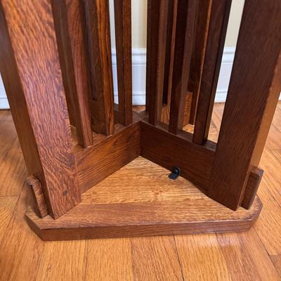 Wooden Spindle Side Table/Plant Stand (LR-DZ)