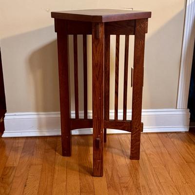 Wooden Spindle Side Table/Plant Stand (LR-DZ)