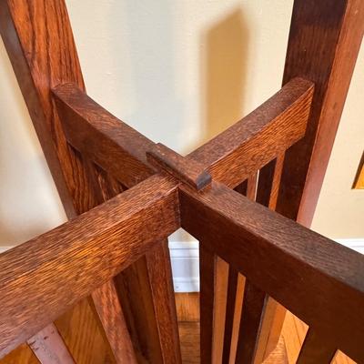 Wooden Spindle Side Table/Plant Stand (LR-DZ)