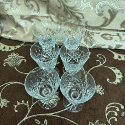 Set of 6 Waterford Sherry Glasses