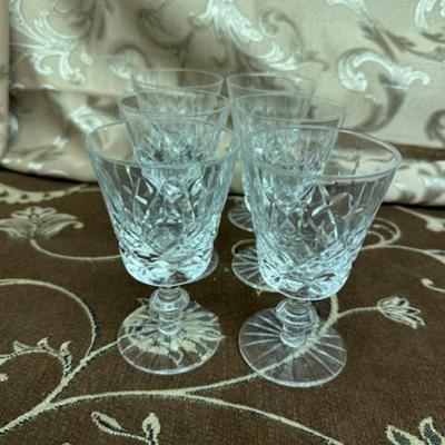 Set of 6 Waterford Sherry Glasses