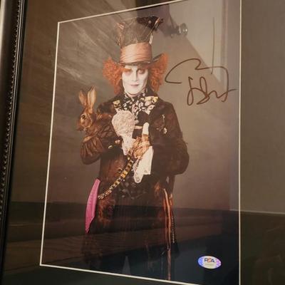 Johnny Depp Autographed Picture