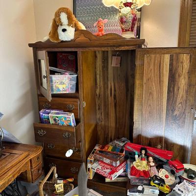 Lot 2: Sewing Machine, Furniture & More