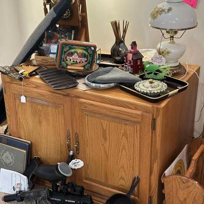 Lot 9: Furniture, Lamp, Collectibles & More