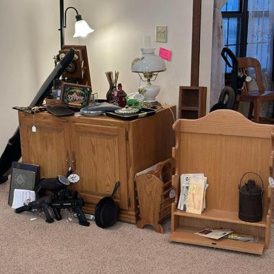 Lot 9: Furniture, Lamp, Collectibles & More