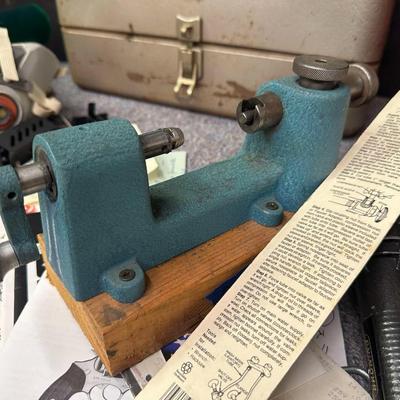 Lot 20: Golf equipment, cabinets,, tools, and more
