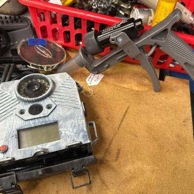 Lot 20: Golf equipment, cabinets,, tools, and more