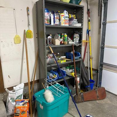 Lot 21: Shelf, Chemicals & More