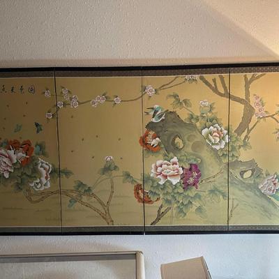 Lot 26: Japanese Hand Painted Panels
