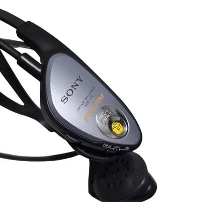 SONY SRF-H4 Walkman AM/FM Stereo Headphone Radio MEGA BASS Tested Working