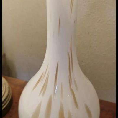 13" MURANO Glass Vase Handblown Murano Glassware