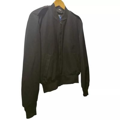 NEPTUNE GARMENT CO MILTARY BOMBER JACKET MENS 34R BLACK 3M THINSULATE LINER