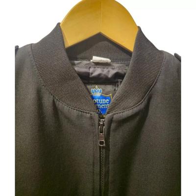 NEPTUNE GARMENT CO MILTARY BOMBER JACKET MENS 34R BLACK 3M THINSULATE LINER