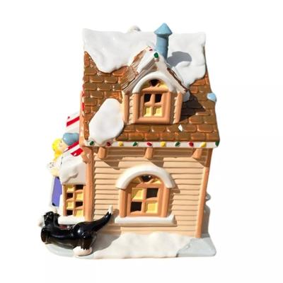 Vintage Looney Tunes Village Lighted Candy Shop Warner Brothers Studio 1997