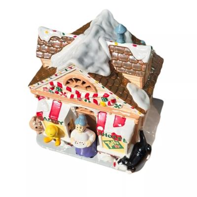 Vintage Looney Tunes Village Lighted Candy Shop Warner Brothers Studio 1997