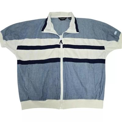 Vintage Christian Dior Monsieur Short Sleeve Full Zip Tennis Jacket Windbreaker