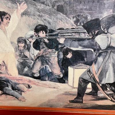 Framed Print: The Third of May, 1808 - Execution of the Defenders of Madridpainting by Francisco Goya