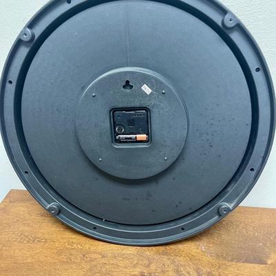 Large Round Wall Clock Baldauf Clock Co. battery powered