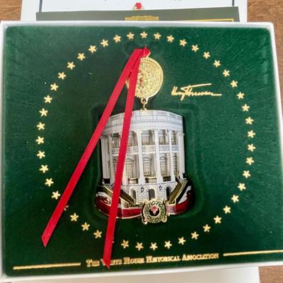 Lot of 4 Christmas Ornaments by The White House Historical Association