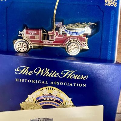 Lot of 4 Christmas Ornaments by The White House Historical Association