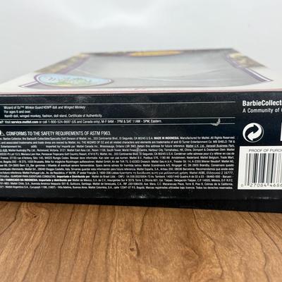 LOT 1A: 2007 Mattel Pink Label Wizard of Oz Guard & Winged Monkey Barbie Collector Set NRFB